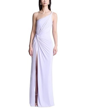 BCBGMAXAZRIA Christine One Shoulder Gown - Purple