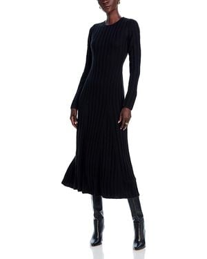 French Connection Babysoft Fit And Flare Dress - Blue