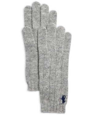 Polo Ralph Lauren Wool & Cashmere Classic Gloves - Gray
