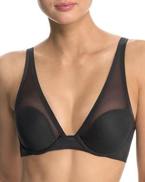 Natori True Zen Plunging T-Shirt Bra - Black
