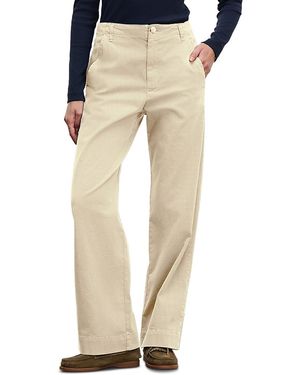 Velvet By Graham & Spencer Wide Leg Chino Pants - Natural
