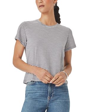 Splendid Louisa Stripe Tee - Gray
