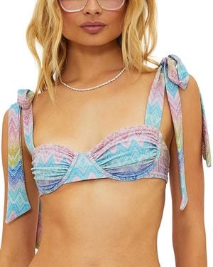 Beach Riot Drea Bikini Top - Blue