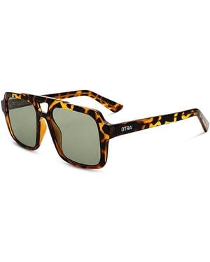 Otra Tame Aviator Sunglasses, 59Mm - Metallic