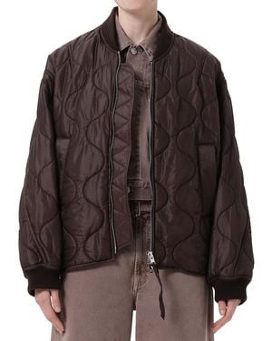 Agolde Isla Quilted Jacket - Brown