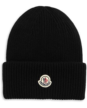 Moncler Wool & Cashmere Beanie - Black