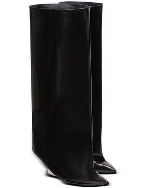 Balmain Wedge Boots - Black