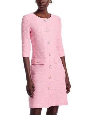 Misook Wrinkle Resistant Knit Dress - Pink