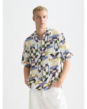 Scotch & Soda Relaxed Abstract Shirt - Multicolor