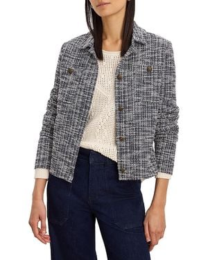 NIC+ZOE Nightfall Crop Knit Jacket - Gray