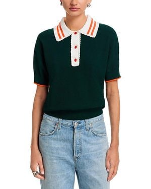 Essentiel Antwerp Knitted Polo Shirt - Green