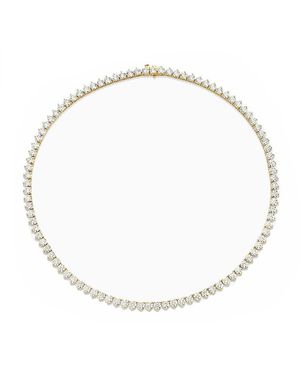 Vrai Tennis Necklace, Large - White