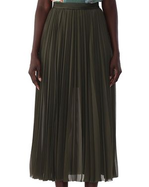 Jason Wu Chiffon Pleated Skirt - Black