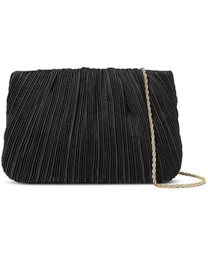 Loeffler Randall Brit Pleated Flat Clutch - Black