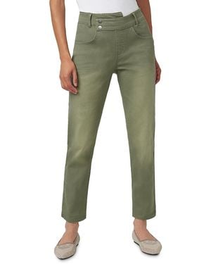 Hue High Rise Girlfriend Denim Leggings - Green