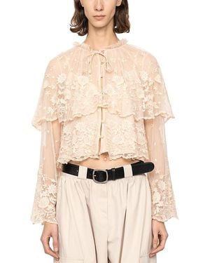 Sea Bronte Embellished Top - Natural