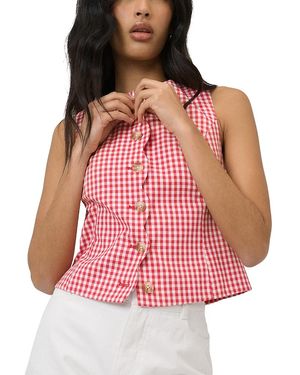 Nobody's Child Scallop Waistcoat - Pink