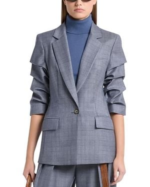 Michael Kors Michael Michael Kors Glenplaid Blazer - Blue