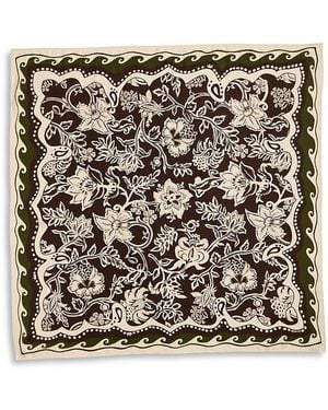 Madewell Medium Silk Bandana - Metallic