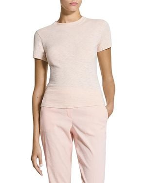 Theory Apex Tiny Tee - Pink