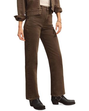 BUCK MASON Rider High Rise Jeans - Brown