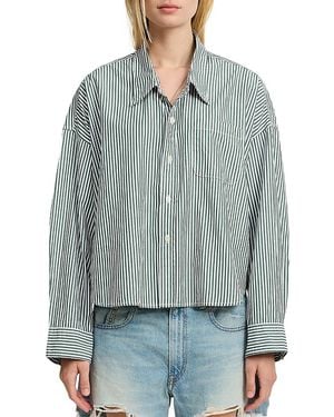 Denimist Cropped Shirt - Blue