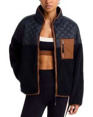Splits59 Skylar Sherpa Quilted Combo Jacket - Blue