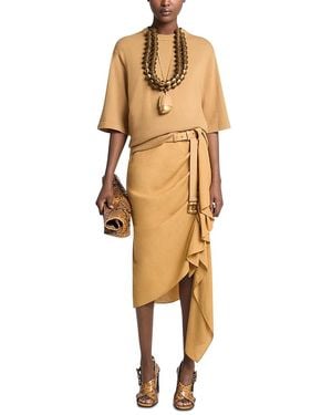 Michael Kors Cascade Skirt - Natural