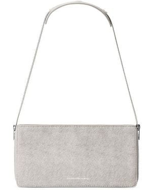 Alexander Wang Siren Leather Pochette - Gray