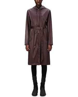 Rains A Line Waterproof Jacket - Red
