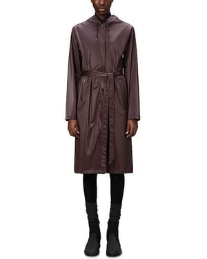 Rains A Line Waterproof Jacket - Red