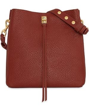 Rebecca Minkoff Darren Small Leather Shoulder Bag - Red