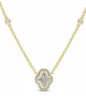 Piranesi 18K Maison Diamond Pendant Necklace, 16-17 - Metallic