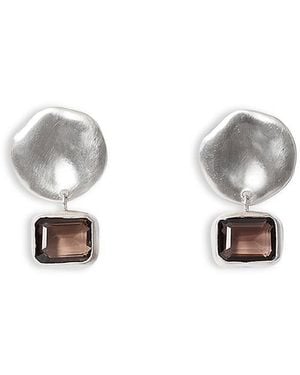 Chan Luu Bastion Gemstone Drop Earrings - Metallic