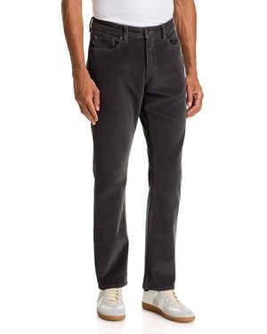 DL1961 Russell Slim Straight Fit Cotton Blend Corduroy 32 Pants - Black
