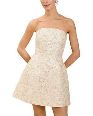 mestiza Dottie Beaded Mini Dress - White