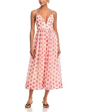 Cara Cara Pero Midi Dress - Pink