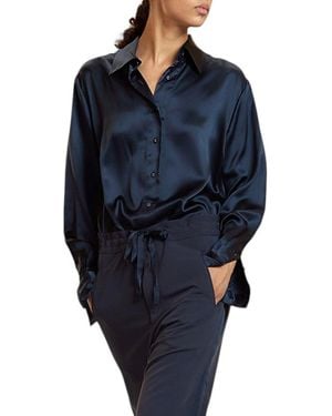 Cynthia Rowley Collectible Silk Shirt - Blue