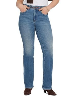 NYDJ Brooklyn High Rise Embroidered Bootcut Jeans - Blue