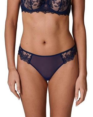 Simone Perele Passion Lace Tanga - Blue