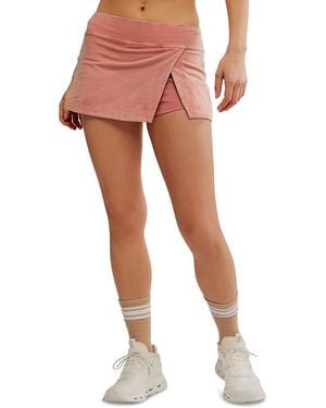 Free People Hot Shot Mini Skort - Red