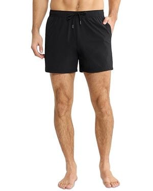 Fair Harbor Bungalow Printed 5 Swim Trunks - Black