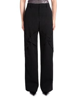 Kate Barton Draped Knee Pants - Black