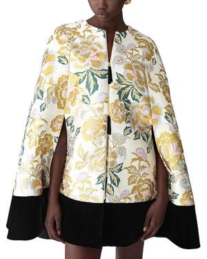 Carolina Herrera Cape Coat - Natural