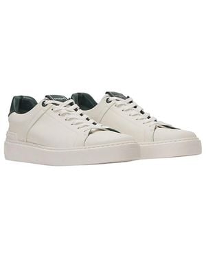 Balmain B-Court Smooth Leather Sneakers - White