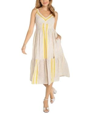 Liverpool Los Angeles Sleeveless Midi Dress - Natural