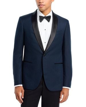 John Varvatos Micro Jacquard Shawl Dinner Jacket - Blue