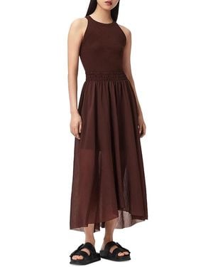 AllSaints Zenia Maxi Dress - Brown