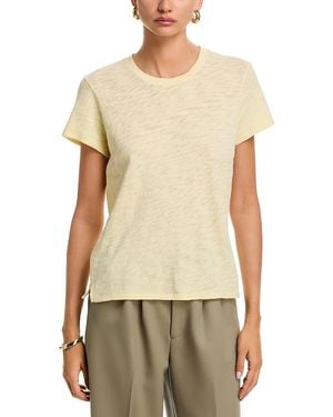 ATM Anthony Thomas Melillo Schoolboy Crewneck Tee - White