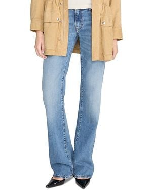 FRAME The Off Duty Low Rise Bootcut Jeans - Blue